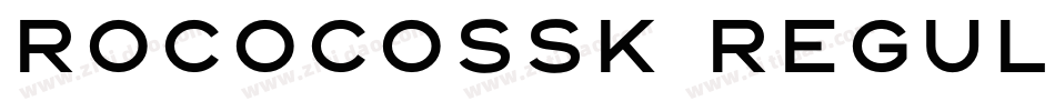 RococoSSK Regular字体转换